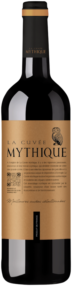 La 33% Syrah, 22% Marselan, 21% Carignan, 16% Mourvèdre, 9% Grenache Rouge