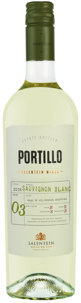 Portillo Bodegas Salentein Sauvignon Blanc 2024  0.75 L Flasche