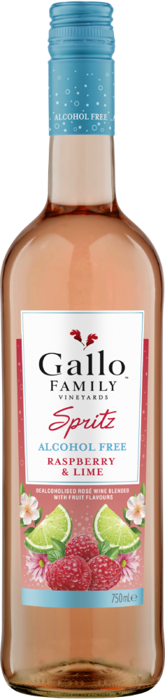 Gallo Family Vineyards Fv Spritz Raspberry & Lime Alcohol Free NV  0.75 L Flasche