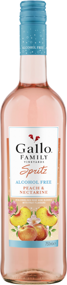 Gallo Family Vineyards Fv Spritz Peach & Nectarine Alcohol Free NV  0.75 L Flasche