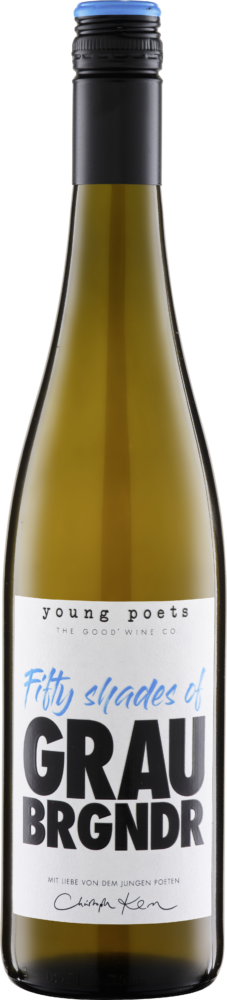 Young Poets Fifty Shades Of Grauburgunder Trocken 2025  0.75 L Flasche