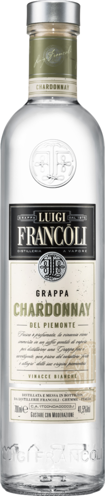Luigi Francoli Grappa Chardonnay Del Piemonte NV  0.7 L Flasche