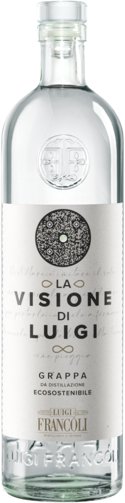 Luigi Francoli Grappa La Visione Di NV  0.5 L Flasche