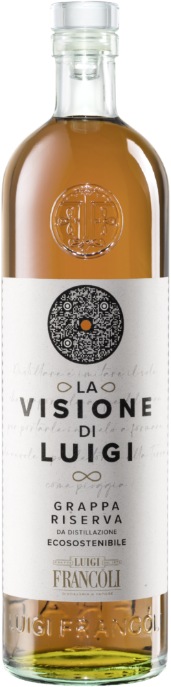 Luigi Francoli Grappa La Visione Di  Ris. NV  0.5 L Flasche