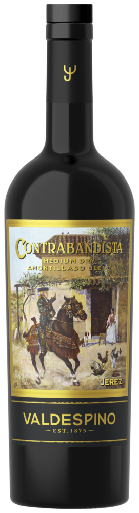 Valdespino Sherry Do Medium Dry Contrabandista NV  0.75 L Flasche