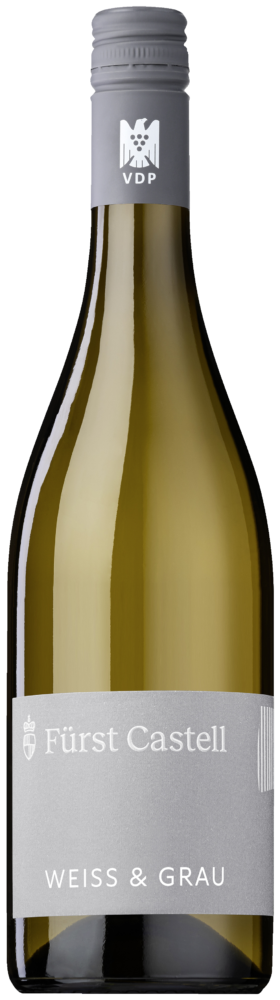 Fürstlich Castell'sche Domäne Fürst Castell Weiss  & Grauburg. Gutswein Trocken 2025  0.75 L Flasche