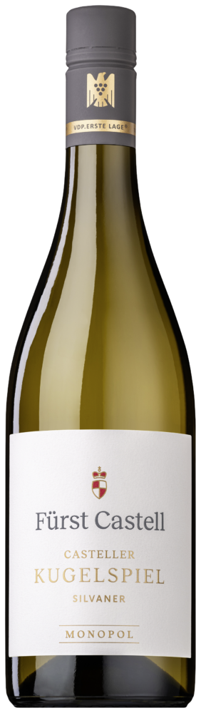 Fürstlich Castell'sche Domäne Fürst Castell Casteller Kugelspiel Silvaner Monopol Erste Lage 2023  0.75 L Flasche