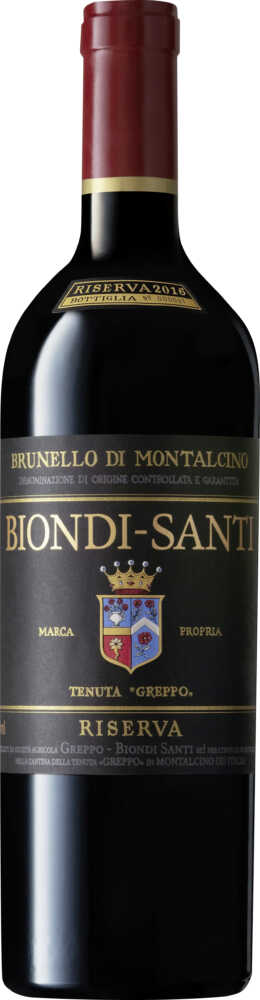 Biondi-Santi Brunello Di Montalcino Riserva 2016  0.75 L Flasche