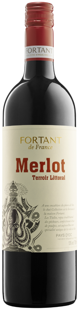 Fortant de France Merlot Terroir Littoral 2024  0.75 L Flasche