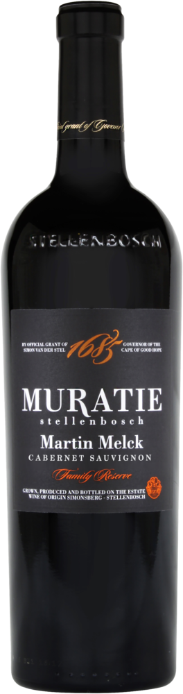 Muratie Wine Estate Martin Melck Cabernet Sauvignon Family Reserve 2021  0.75 L Flasche