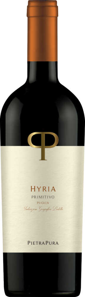 PietraPura Hyria Primitivo Puglia Igp Puglia IGP IGP 2025  0.75 L Flasche