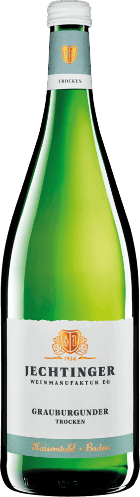 Jechtinger Weinmanufaktur Grauburgunder Qba Trocken 2025  1 L Flasche