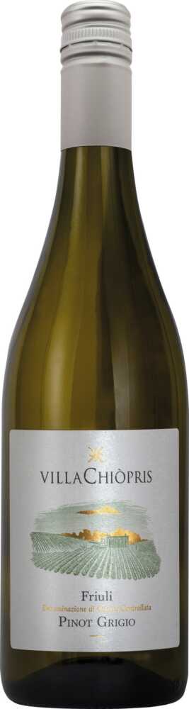 Villa Chiopris Pinot Grigio Friuli Grave Single Vineyard DOC Friaul Julisch Venetien 2023  0.75 L Flasche