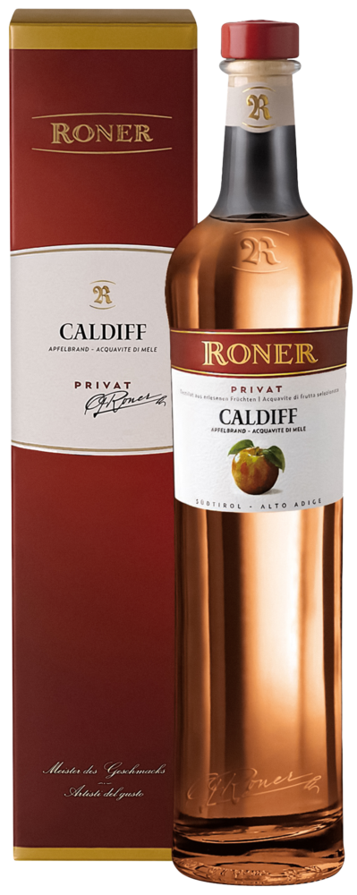 Roner Apfelbrand Caldiff Privat NV  0.5 L Flasche