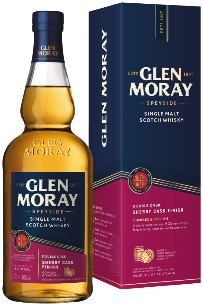 Glen Moray Sherry Cask Finish Speyside Single Malt 40% 0.7 L Flasche