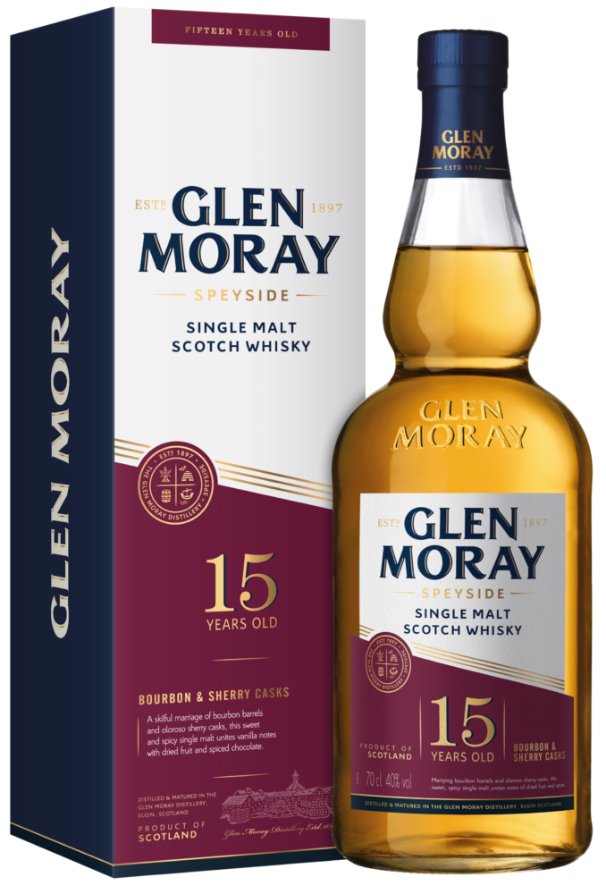 Glen Moray 15 Years Speyside Single Malt 40% NV  0.7 L Flasche