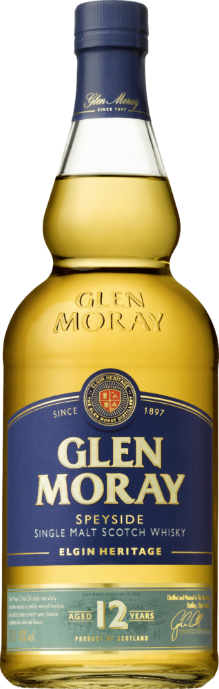 Glen Moray Speyside Single Malt 12 Years 40% NV  0.7 L Flasche