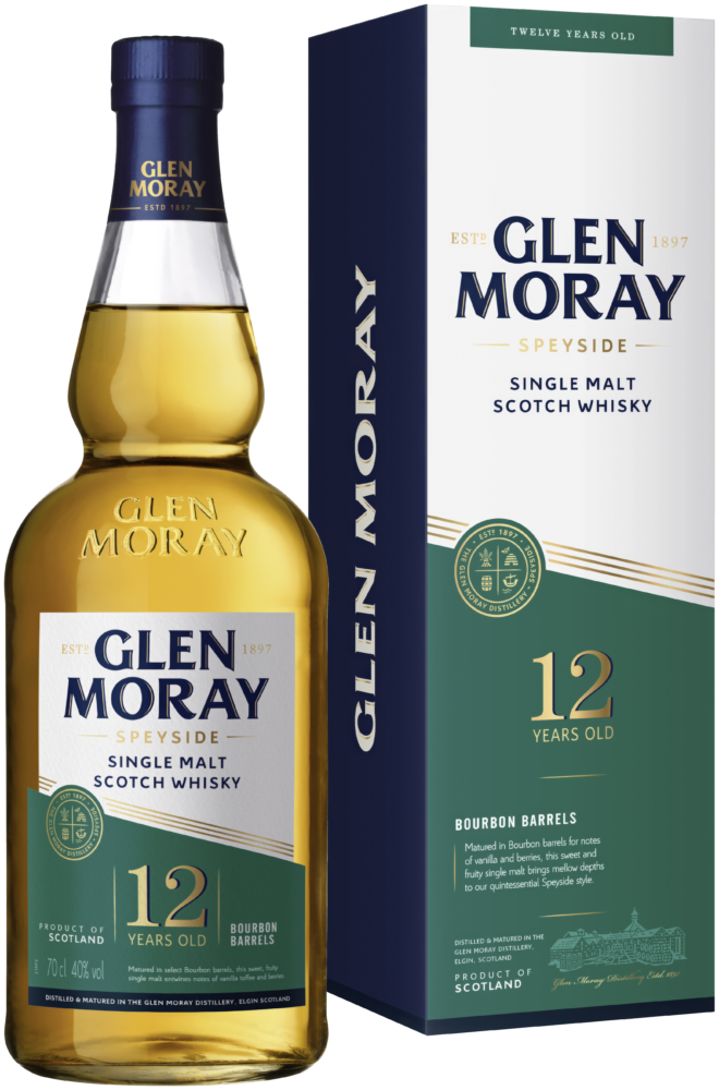 Glen Moray 12 Years Speyside Single Malt 40% NV  0.7 L Flasche