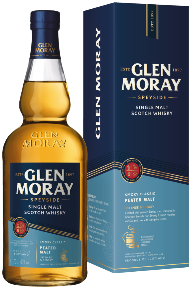 Glen Moray Peated Speyside Single Malt NV  0.7 L Flasche