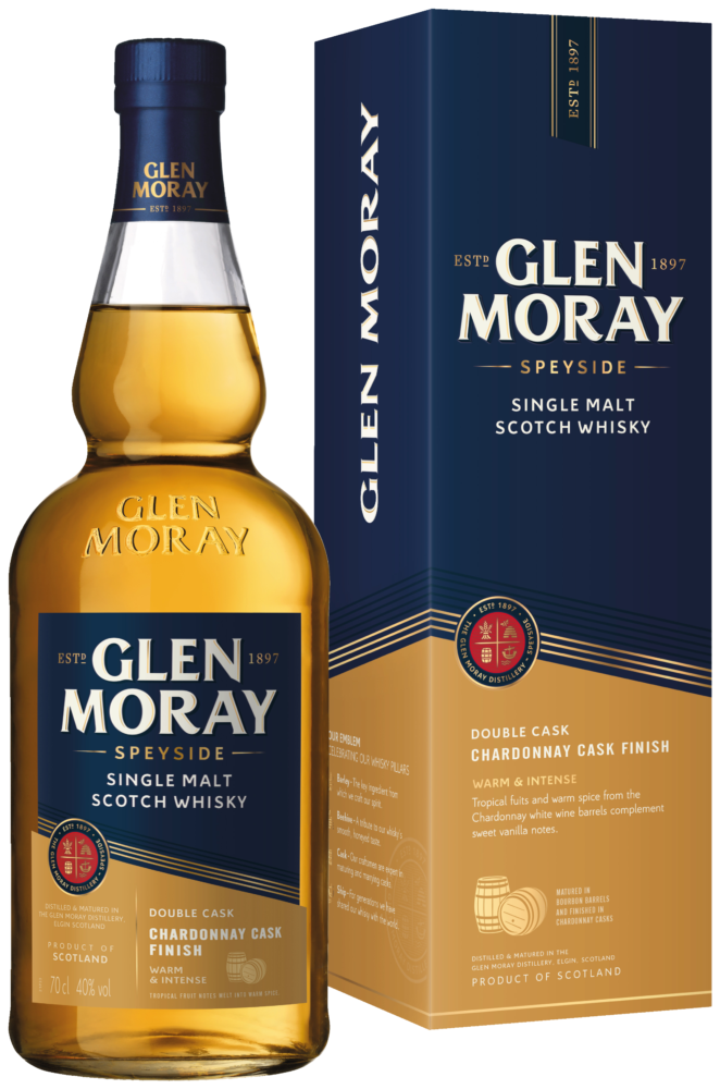 Glen Moray Chardonnay Cask Finish Speyside Single Malt NV  0.7 L Flasche