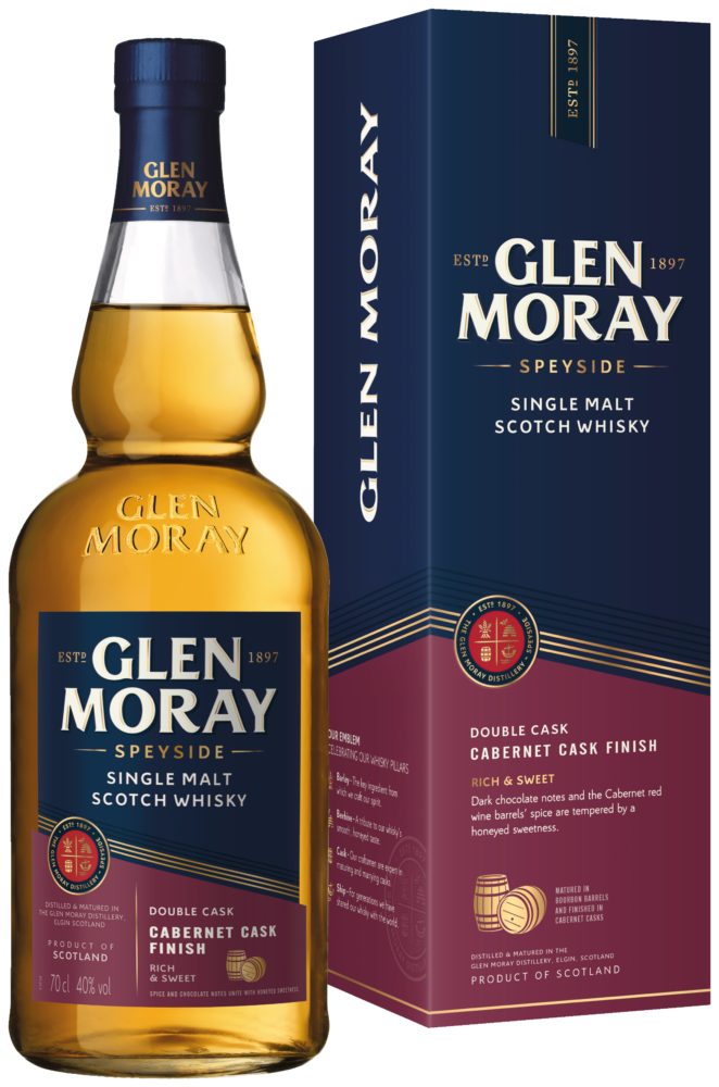 Glen Moray Cabernet Cask Finish Speyside Single Malt NV  0.7 L Flasche