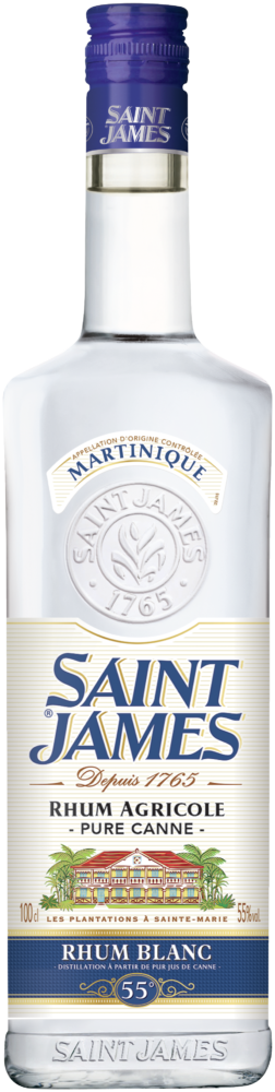 Saint James Blanc 55% Rhum Agricole 1 0L NV  1 L Flasche