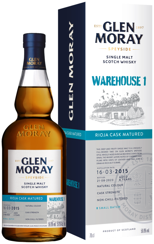 Glen Moray Warehouse 1  Rioja Cask Matured Single Malt Whisky NV  0.7 L Flasche