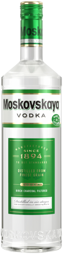 Moskovskaya Premium Vodka 38% NV  1 L Flasche