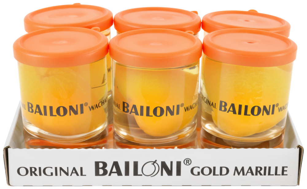 Bailoni Marille Mit Promille 18% 6X40G Stamperl NV  1 L Flasche