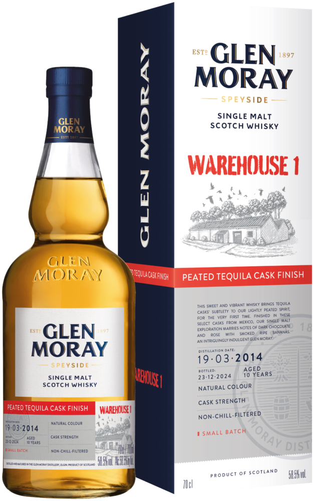 Glen Moray Warehouse 1  Peated Tequila Cask Finish 58,5% NV  0.7 L Flasche