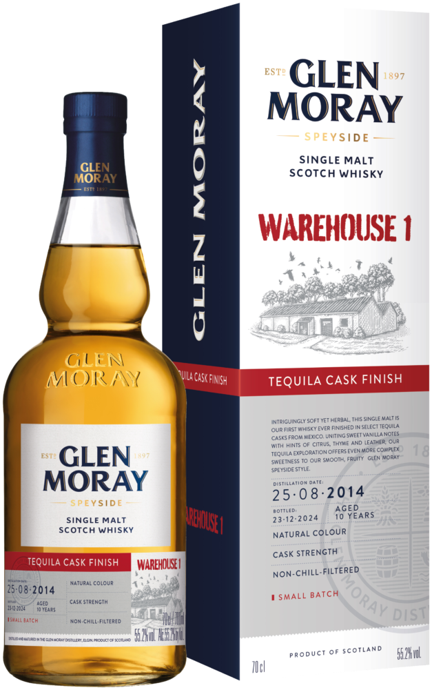 Glen Moray Warehouse 1  Tequila Cask Finish 55,2% NV  0.7 L Flasche