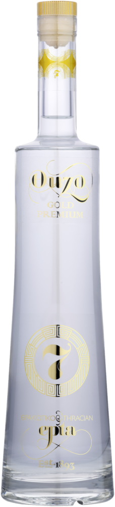 Ouzo 7 Thracian Gold 43% NV  0.7 L Flasche