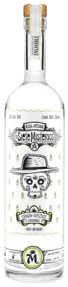Los Siete Misterios Mezcal Ensamble Espadin Tepeztate NV  0.7 L Flasche