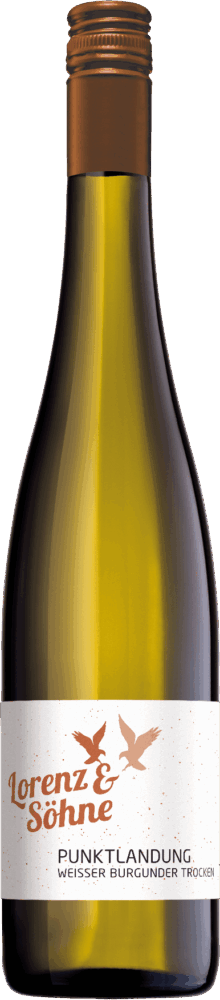 Lorenz & Söhne Weißburgunder Qualitätswein Trocken Punktlandung 2024  0.75 L Flasche