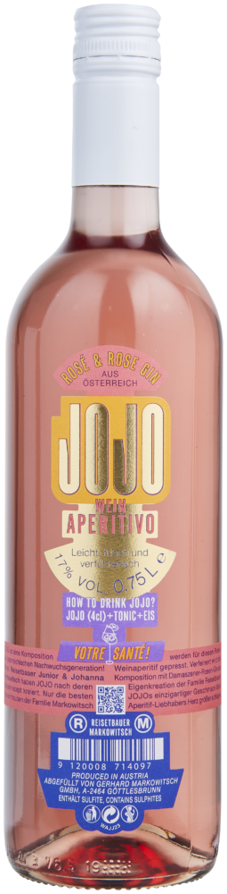 Reisetbauer Jojo Weinaperitivo 17% NV  0.75 L Flasche