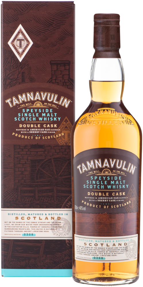 Tamnavulin Double Cask Speyside Single Malt Whisky 40% NV  0.7 L Flasche