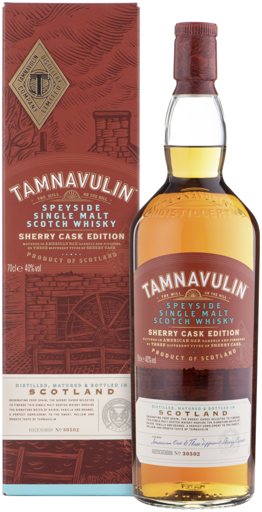 Tamnavulin Sherry Cask Speyside Single Malt Whisky 40% 0.7 L Flasche