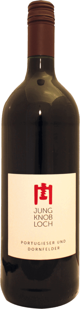 Jung & Knobloch Portugieser Dornfelder QbA Lieblich 2024  1 L Flasche