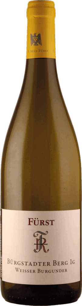 Rudolf Fürst Burgstadt Berg Weißburgunder Qualitätswein Trocken 2021  0.75 L Flasche