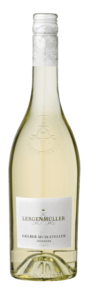 Lergenmüller Gelber Muskateller Qba Feinherb 2024  0.75 L Flasche