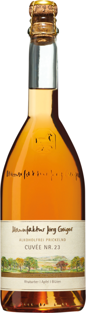Manufaktur Jörg Geiger Prisecco Cuvée Nr. 23 (Rhabarber / Apfel / Blüten) NV  0.75 L Flasche
