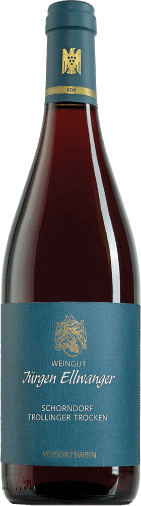 Jürgen Ellwanger Schorndorfer Trollinger Qualitätswein Trocken 2025  0.75 L Flasche