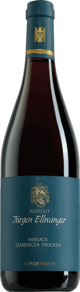 Jürgen Ellwanger Hebsacker Lemberger Qualitätswein Trocken 2024  0.75 L Flasche