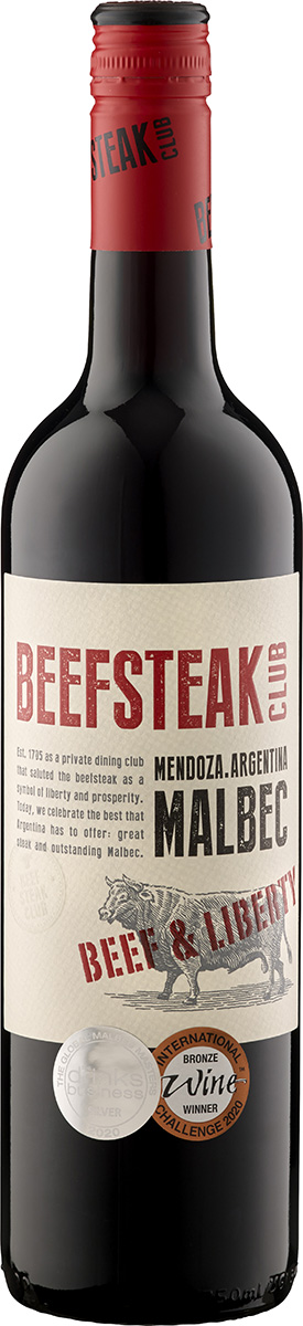 Beefsteak Club Beef & Liberty Malbec 2024  0.75 L Flasche