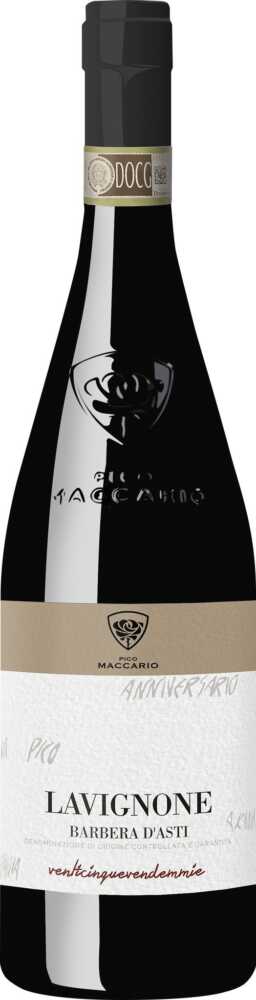 Pico Maccario Barbera DAsti Lavignone Docg 2024  0.75 L Flasche