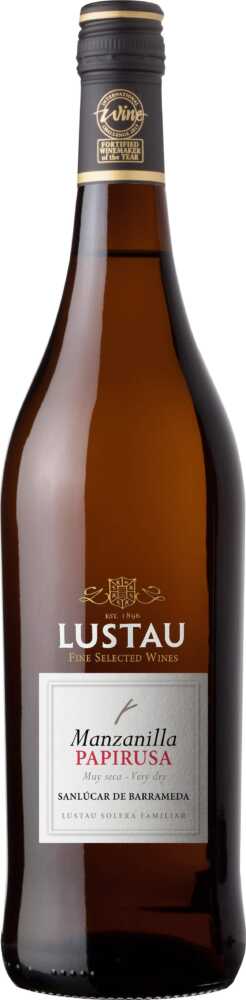 Emilio Lustau Manzanilla Sherry Papirusa  Solera Familiar NV  0.75 L Flasche