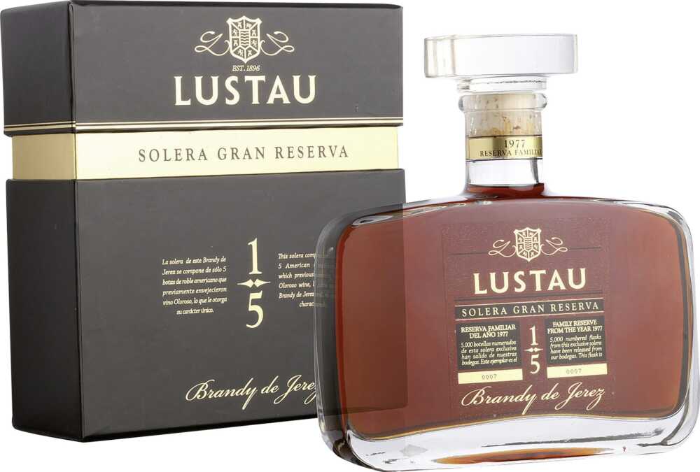 Emilio Lustau Solera Gran Reserva Family Reserve Brandy de Jerez . NV  0.5 L Flasche