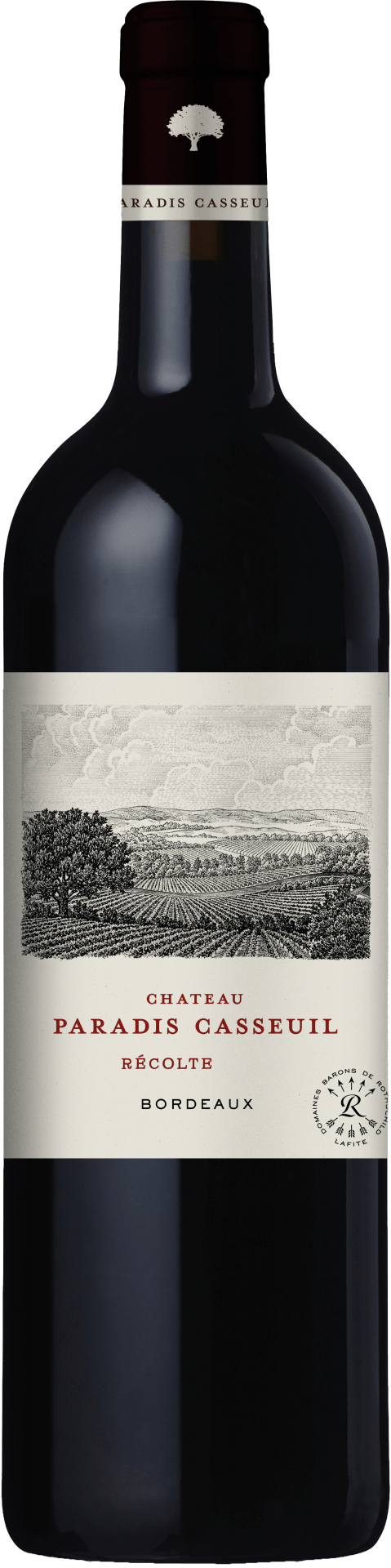 Château Paradis Casseuil Rouge 2022  0.75 L Flasche