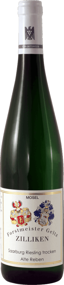 Forstmeister Geltz /Zilliken Saarburger Riesling Alte Reben Trocken 2022  0.75 L Flasche