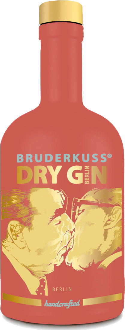 Bruderkuss Gin Rare Collectors Edition Pantone Coral NV  0.5 L Flasche